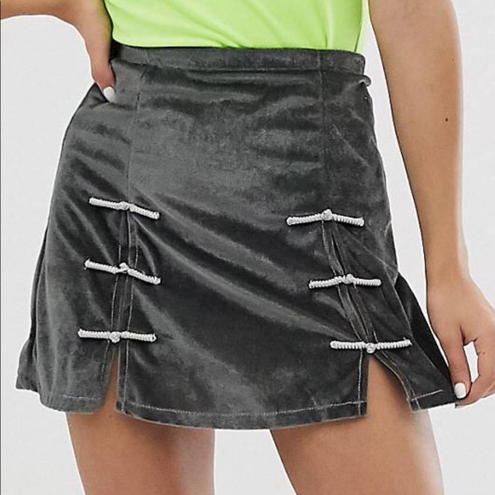OMIGHTY SINCITY grey skirt medium